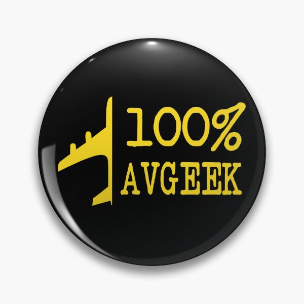 Item preview, Avgeek - Aviation Quote - Airplane Lover Saying Black Background Yellow Text designed and sold by Ikaroots.