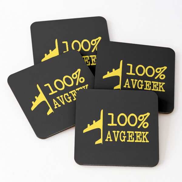 Item preview, Avgeek - Aviation Quote - Airplane Lover Saying Black Background Yellow Text designed and sold by Ikaroots.