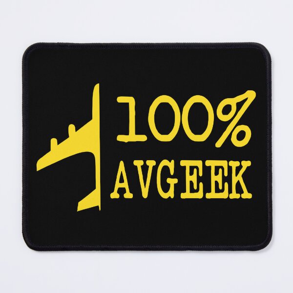 Item preview, Avgeek - Aviation Quote - Airplane Lover Saying Black Background Yellow Text designed and sold by Ikaroots.