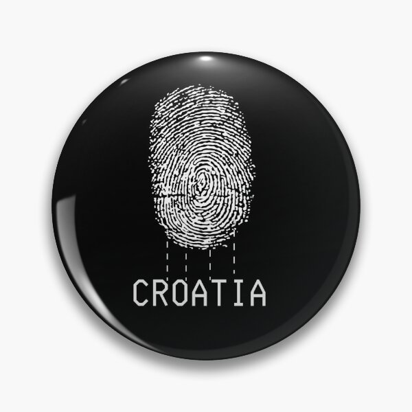 Artikelvorschau, Balkan, Fingerprint Croatia entworfen und verkauft von Balkanized.