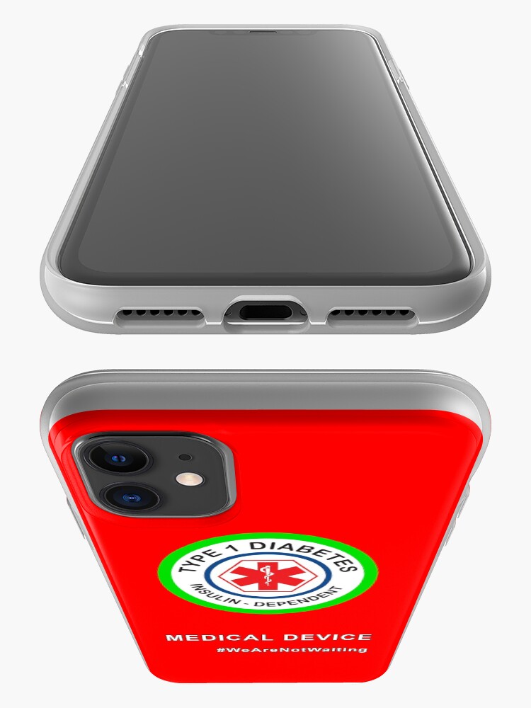 Alternate view of "Medical device" phone case (red) iPhone Case & Cover