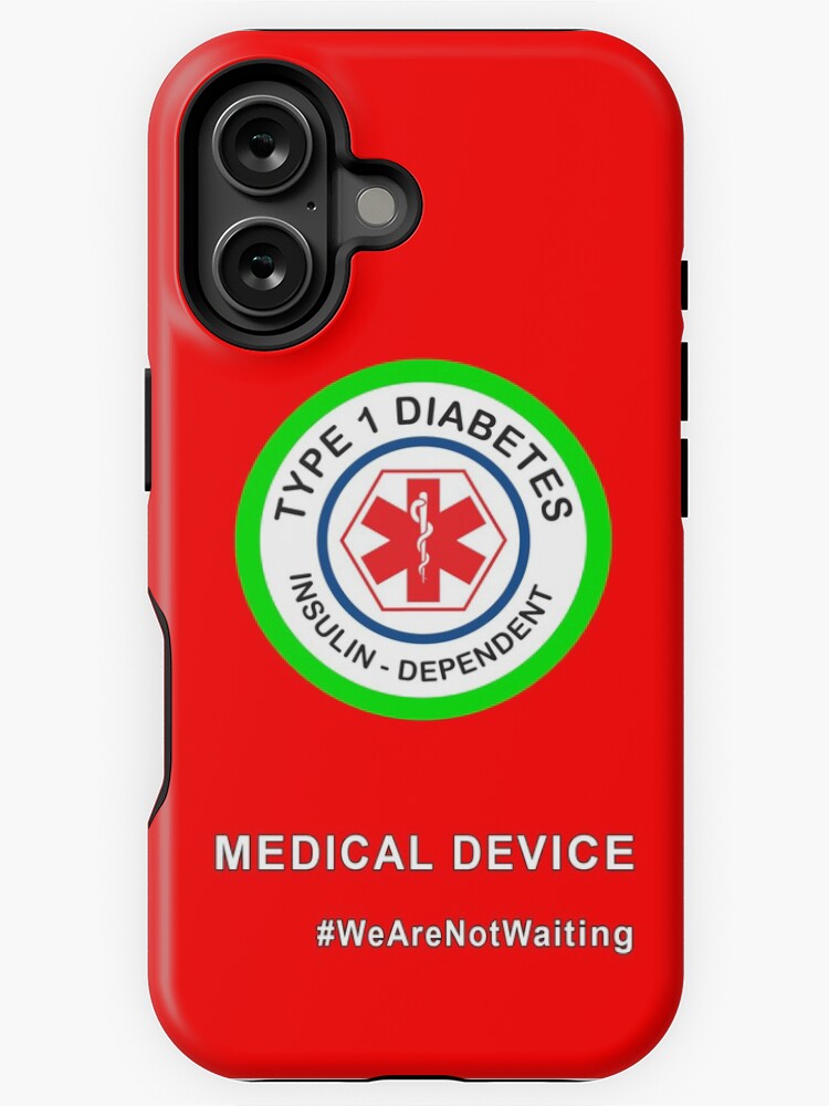 Thumbnail 1 of 4, iPhone Case, "Medical device" phone case (red) designed and sold by DavidBurren.