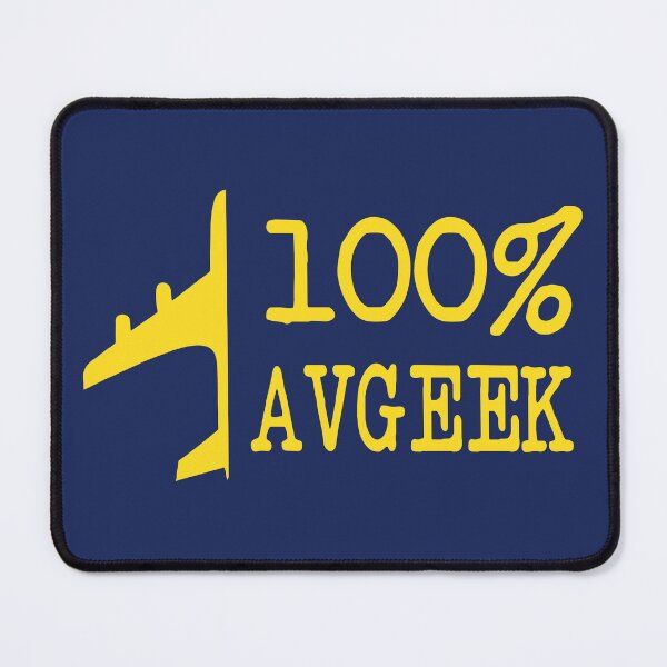 Item preview, Avgeek - Aviation Quote - Airplane Lover Saying Navy Background Yellow Text designed and sold by Ikaroots.