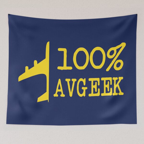 Item preview, Avgeek - Aviation Quote - Airplane Lover Saying Navy Background Yellow Text designed and sold by Ikaroots.