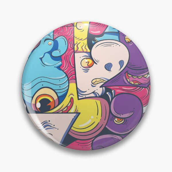 Item preview, Abstract_Doodle_Weird Characters Heads_0054 designed and sold by wirasana.
