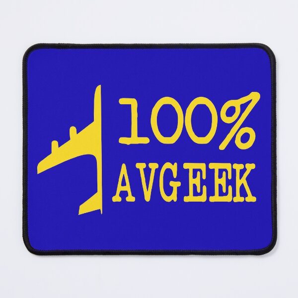 Item preview, Avgeek - Aviation Quote - Airplane Lover Saying Royal Blue Background Yellow text designed and sold by Ikaroots.