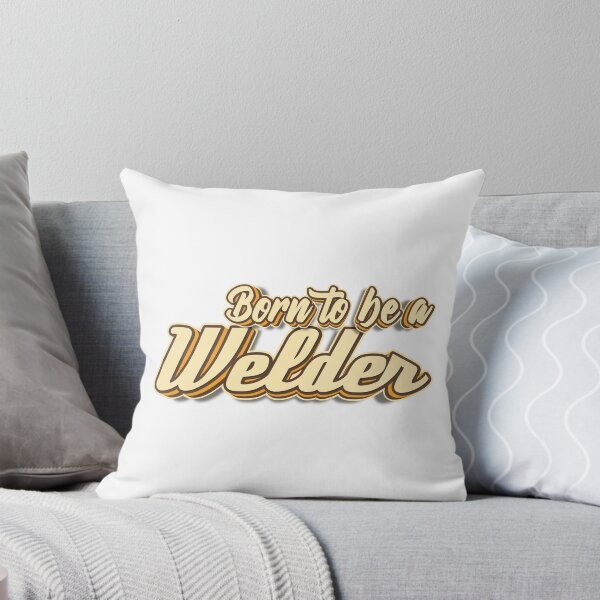 Item preview, Born to be a Welder typography designed and sold by KondeHipe.