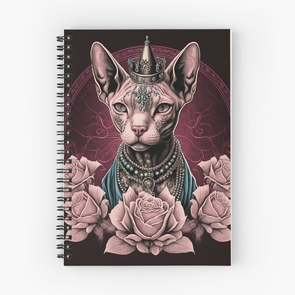 Item preview, Goth Sphynx And Roses designed and sold by Nocturne  Paws.