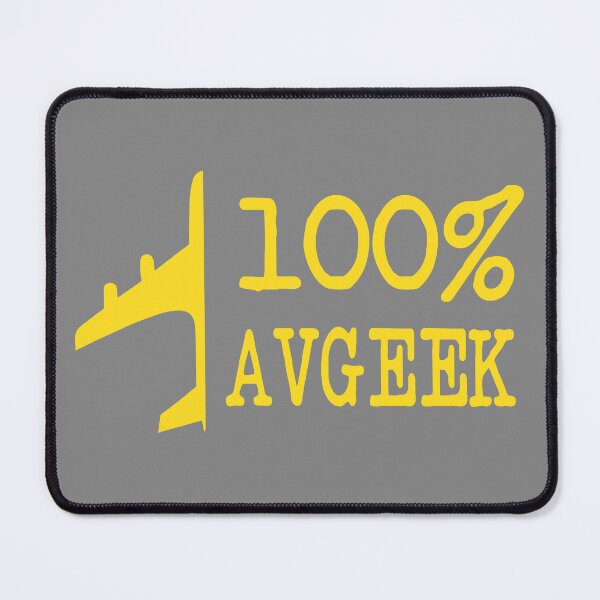 Item preview, Avgeek - Aviation Quote - Airplane Lover Saying Gray Background Yellow Text designed and sold by Ikaroots.