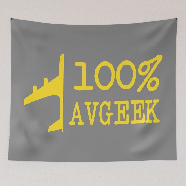 Item preview, Avgeek - Aviation Quote - Airplane Lover Saying Gray Background Yellow Text designed and sold by Ikaroots.