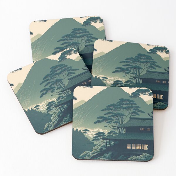 Item preview, Japanese Mountainside designed and sold by rukesdesigns.