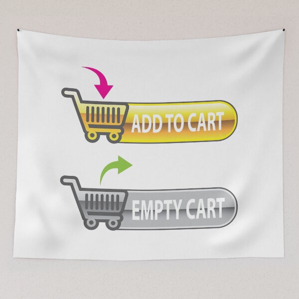 Item preview, Empty Cart Button designed and sold by vectorworks51.
