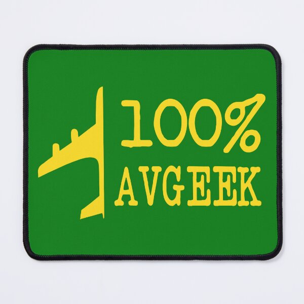 Item preview, Avgeek - Aviation Quote - Airplane Lover Saying Green Background Yellow Text designed and sold by Ikaroots.