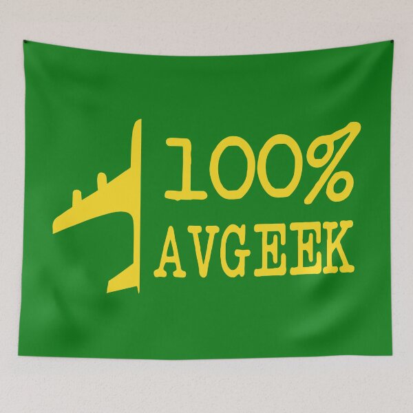 Item preview, Avgeek - Aviation Quote - Airplane Lover Saying Green Background Yellow Text designed and sold by Ikaroots.