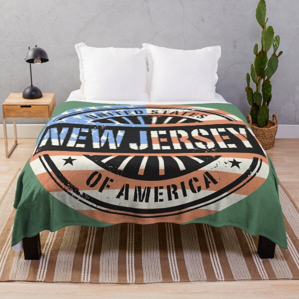 Item preview, New Jersey, USA flag designed and sold by studio838.