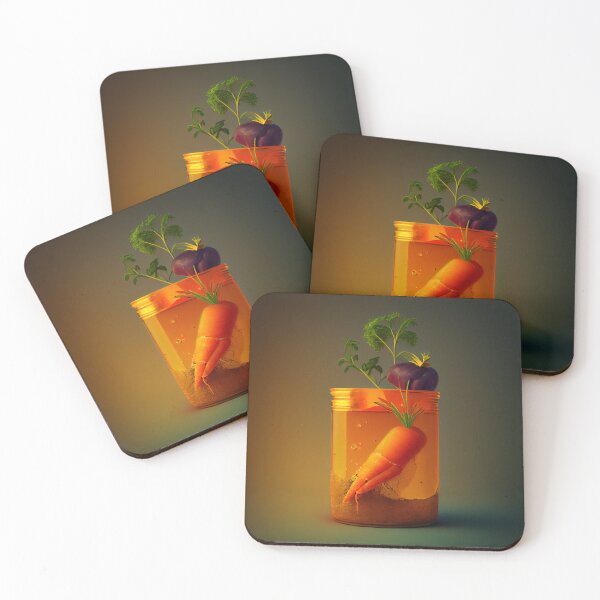 Artikelvorschau, Mulch Carrot and Jelly Digital Painting entworfen und verkauft von CodeAndColors.