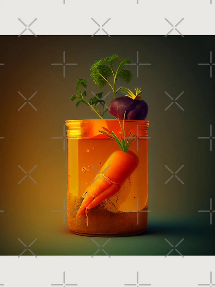 Thumbnail 6 von 6, Premium Oversized Pullover, Mulch Carrot and Jelly Digital Painting designt und verkauft von CodeAndColors.
