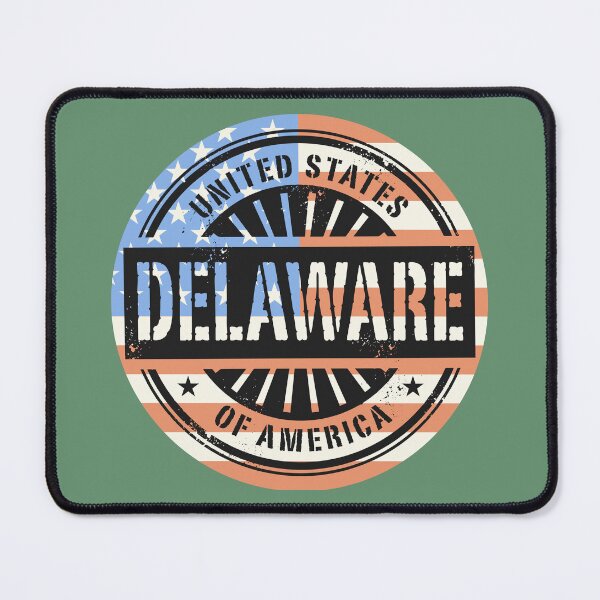 Item preview, Delaware, USA flag designed and sold by studio838.