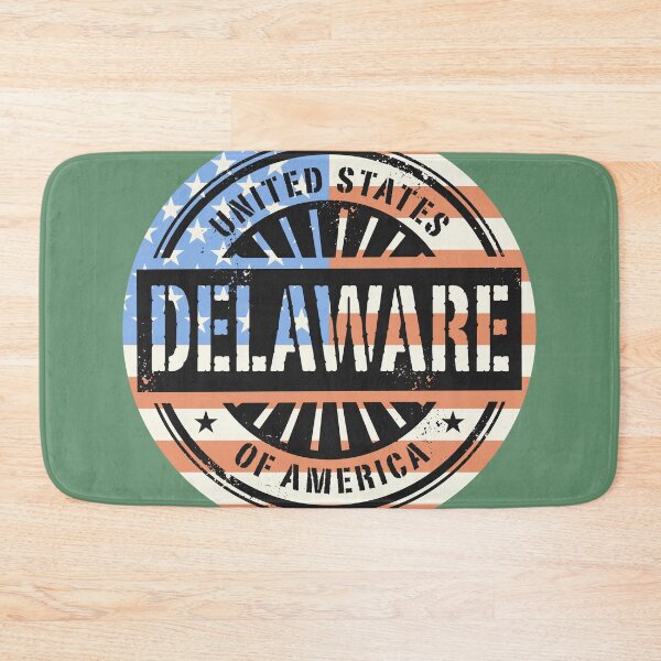 Item preview, Delaware, USA flag designed and sold by studio838.
