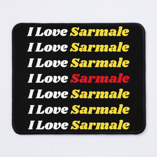 Item preview, 'I love Sarmale' Romanian Traditional Food - Delicious Text Based Design designed and sold by Ridiculam Toga.