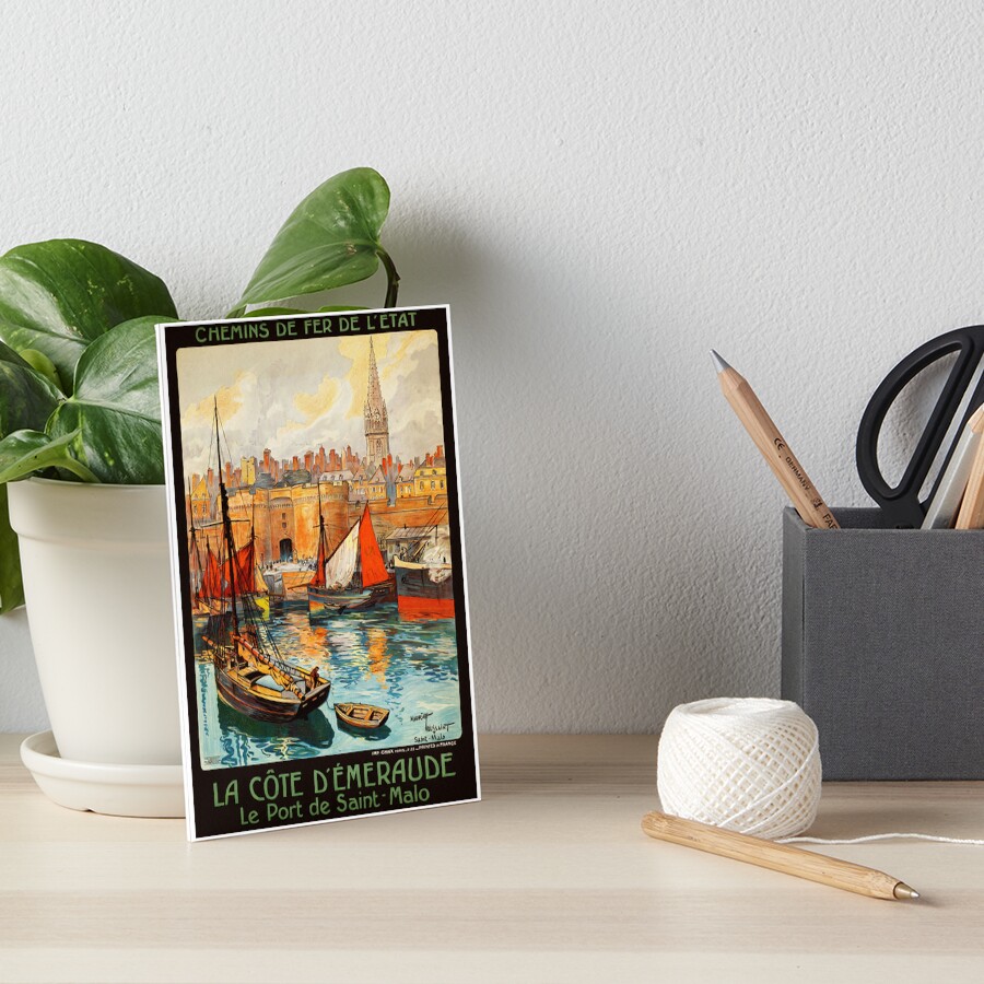 Item preview, Art Board Print designed and sold by retroposters.