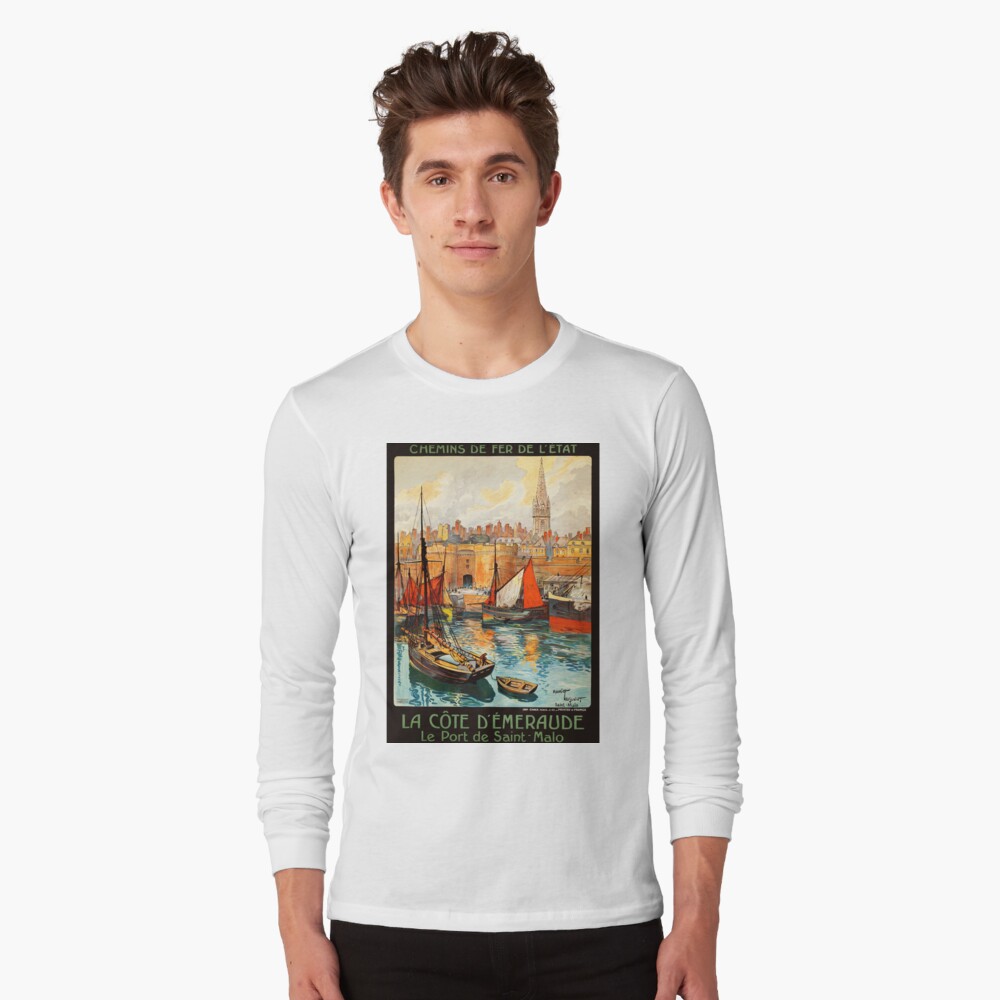 Item preview, Long Sleeve T-Shirt designed and sold by retroposters.