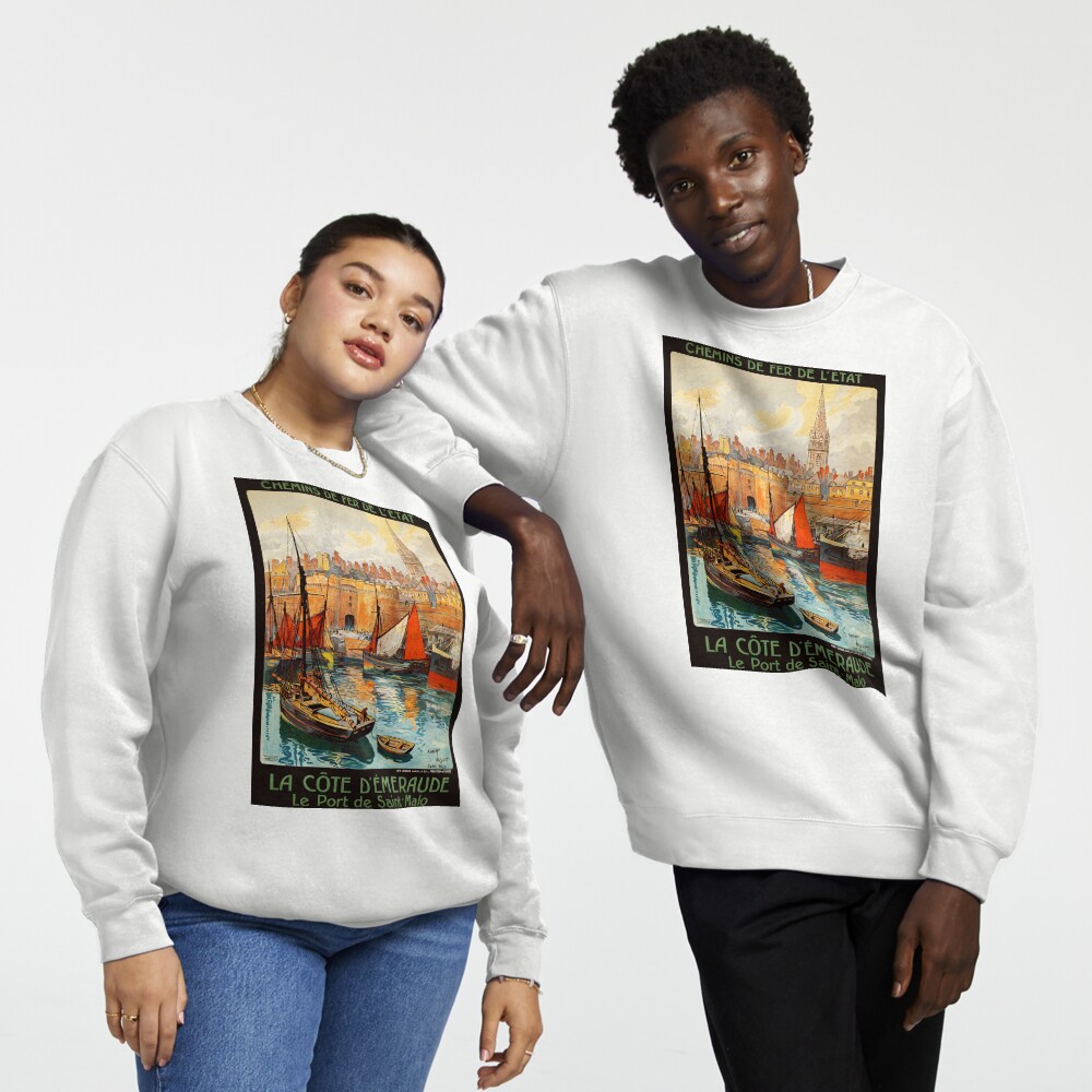Item preview, Pullover Sweatshirt designed and sold by retroposters.