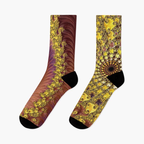 Item preview, Fractal abstract in yellow and pink designed and sold by Photopat.