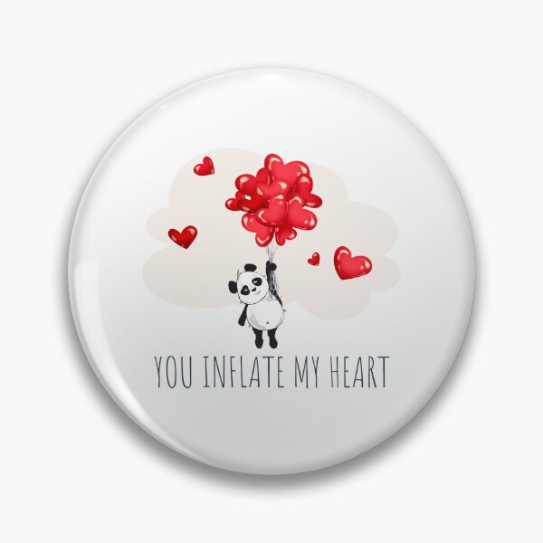 Item preview, You Inflate My Heart - Funny Pun designed and sold by KGoPrintables.
