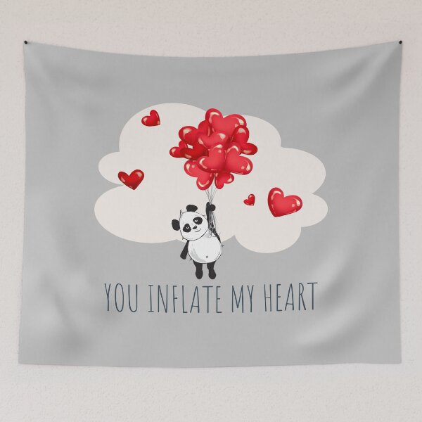 Item preview, You Inflate My Heart - Funny Pun designed and sold by KGoPrintables.