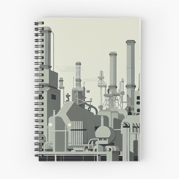 Item preview, Pale Aesthetic Industrial Pattern Digital Painting designed and sold by CodeAndColors.