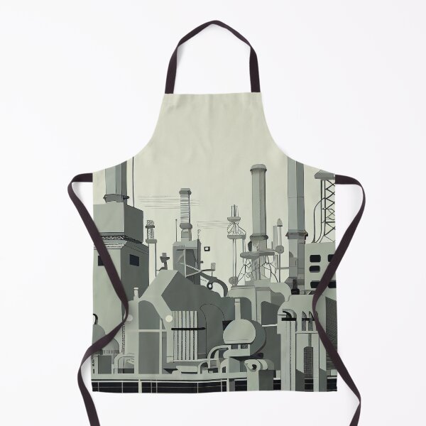 Item preview, Pale Aesthetic Industrial Pattern Digital Painting designed and sold by CodeAndColors.