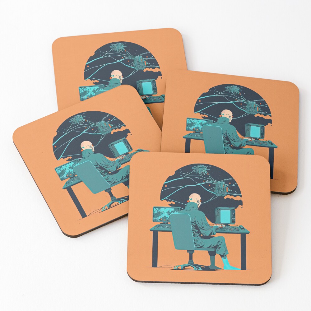 Item preview, Coasters (Set of 4) designed and sold by Chillapy.