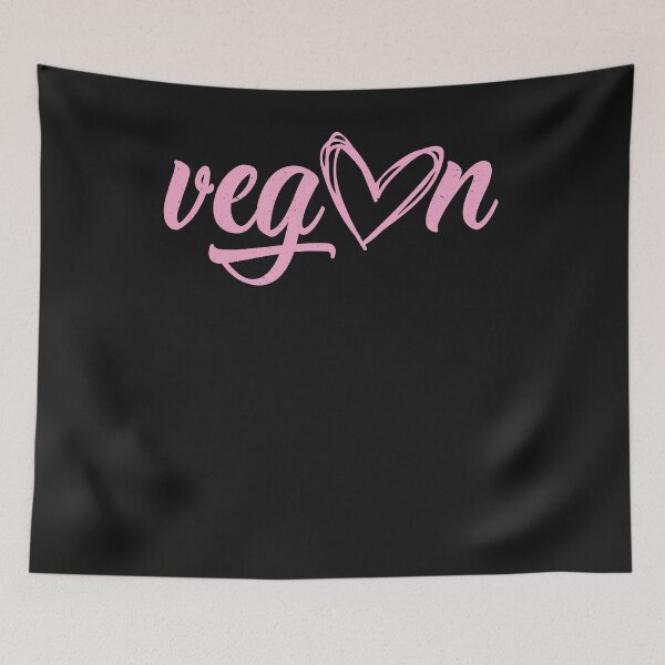 Item preview, Vegan heart - animal love, animal welfare & vegan designed and sold by ChrisFeil.