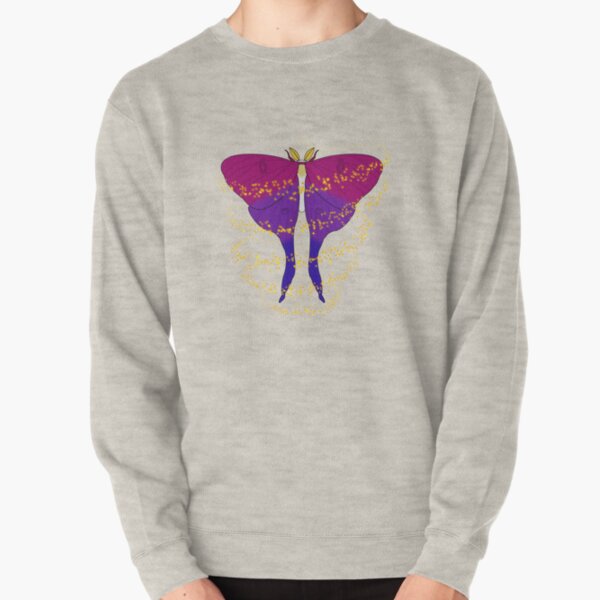 Bi Pride Moth (Sparkles) Pullover Sweatshirt