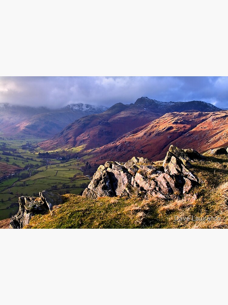 Thumbnail 3 of 3, Photographic Print, Great Langdale from Blea Rigg - The Lake District designed and sold by Dave Lawrance.
