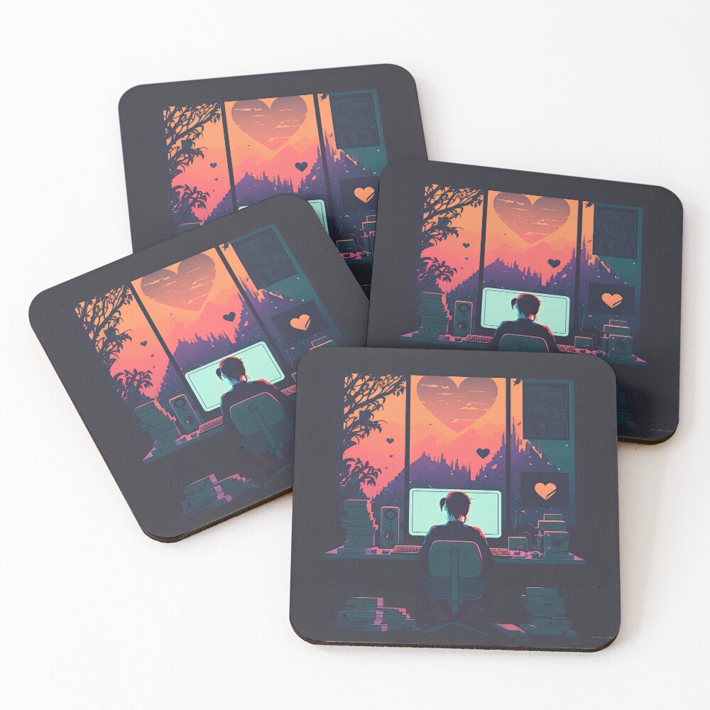 Item preview, Coasters (Set of 4) designed and sold by Chillapy.
