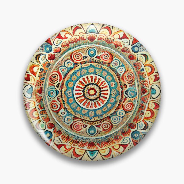 Artikelvorschau, Circular Country Pattern Digital Painting entworfen und verkauft von CodeAndColors.