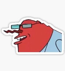 Mr. Krabs Hannibal Buress Meme Sticker