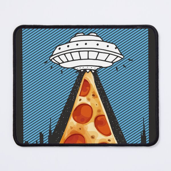 Item preview, Funny Alien spaceship light beam food | All you need is Pizza designed and sold by trendparrot.