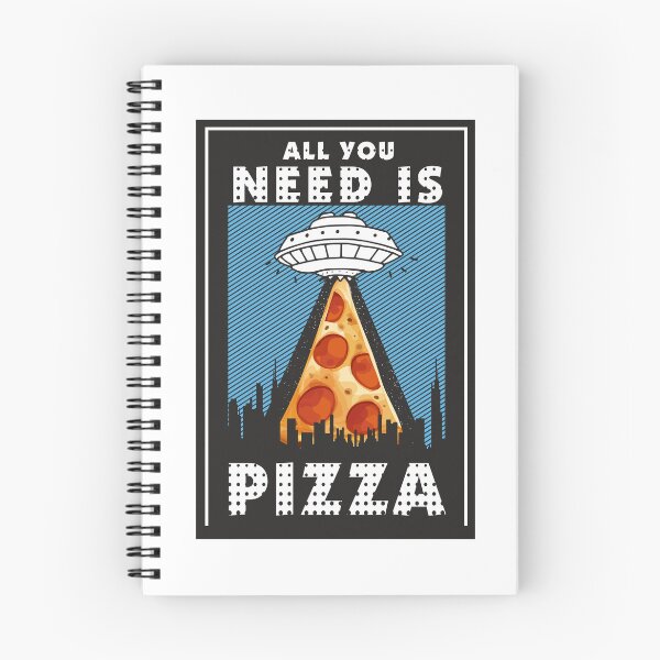 Item preview, Funny Alien spaceship light beam food | All you need is Pizza designed and sold by trendparrot.