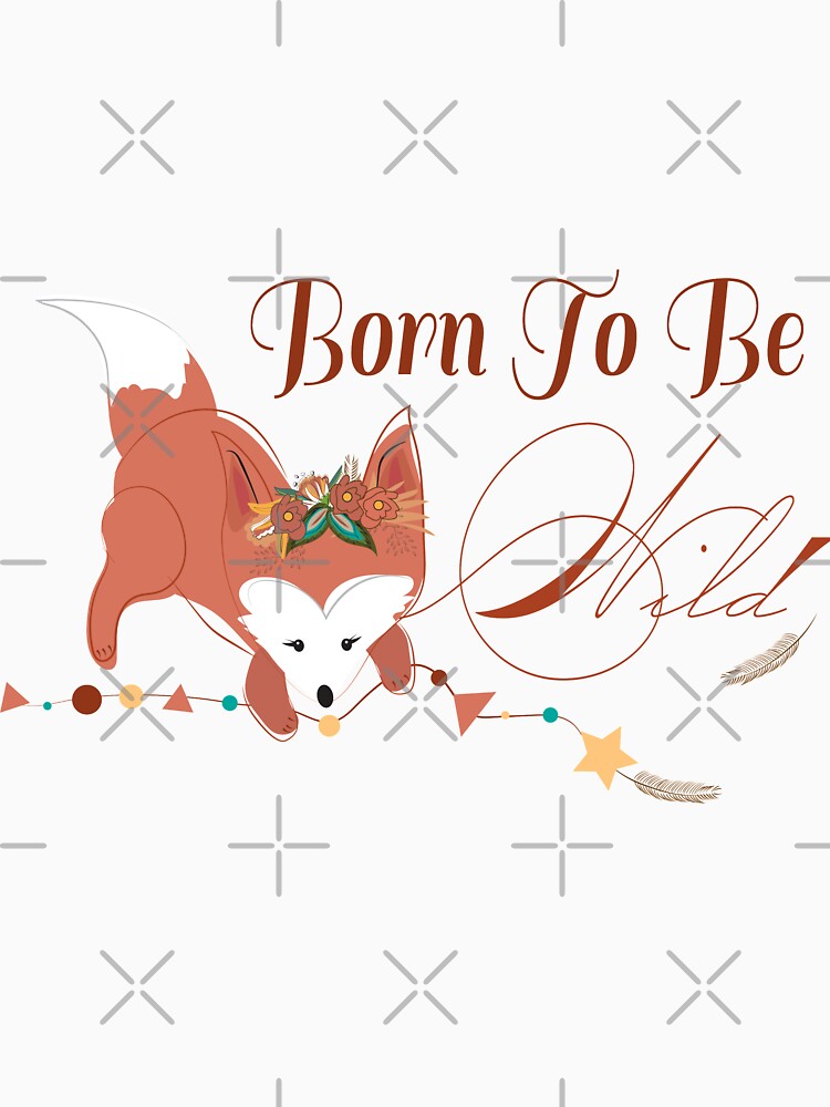 Bohemian, Born to be wild, fox, feathers by CreativeContour