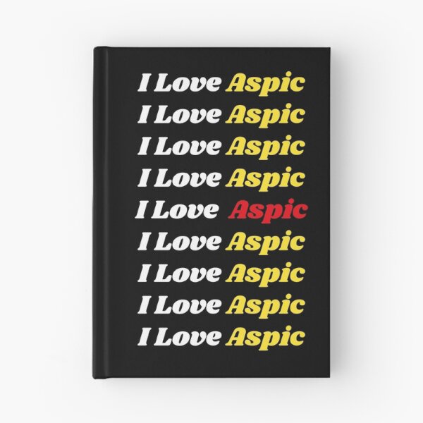 Item preview, 'I Love Aspic' Romanian Traditional Food - Delicious Text Based Design designed and sold by Ridiculam Toga.