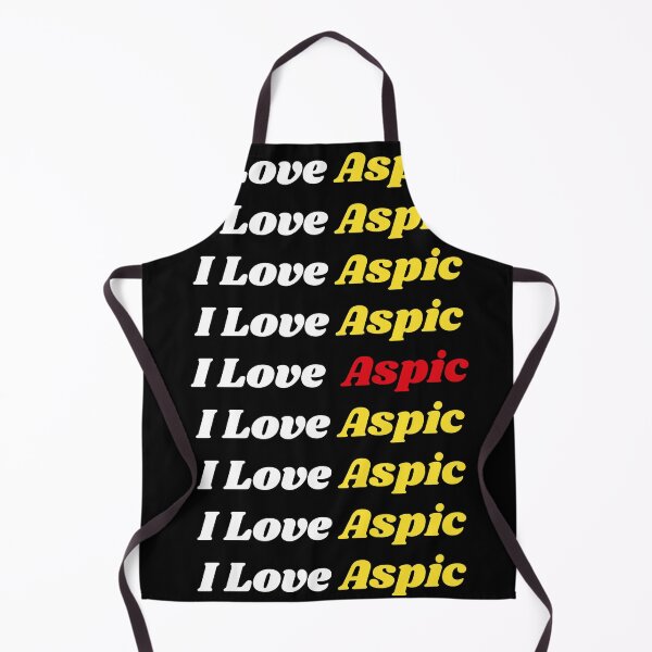 Item preview, 'I Love Aspic' Romanian Traditional Food - Delicious Text Based Design designed and sold by Ridiculam Toga.