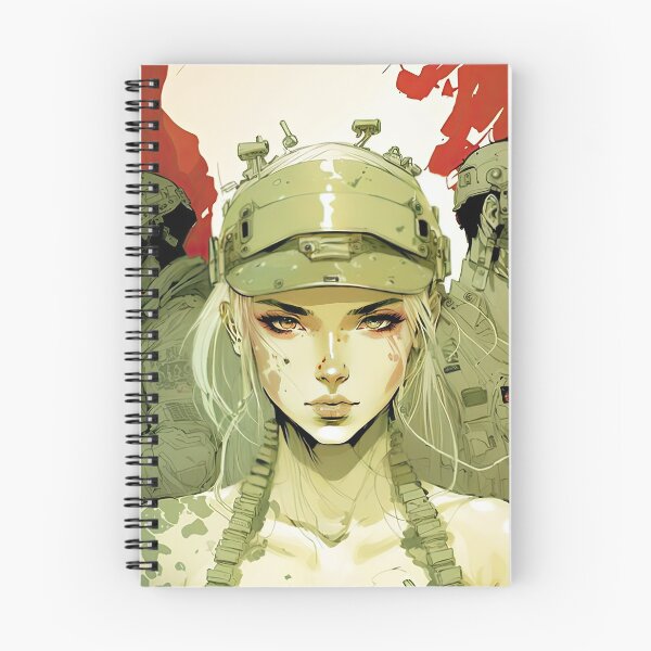 Aperçu de l'œuvre Fille militaire créée et vendue par AiCollection.
