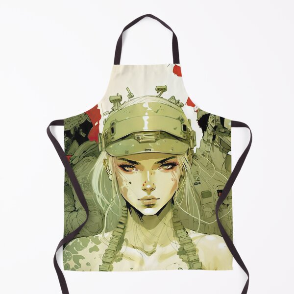 Aperçu de l'œuvre Fille militaire créée et vendue par AiCollection.