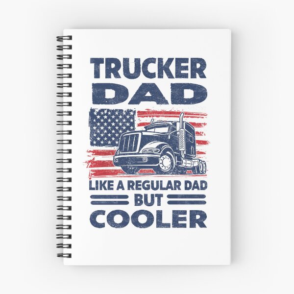 Item preview, Trucker dad like a regular dad but cooler american flag truck driver  designed and sold by Majesticoo.