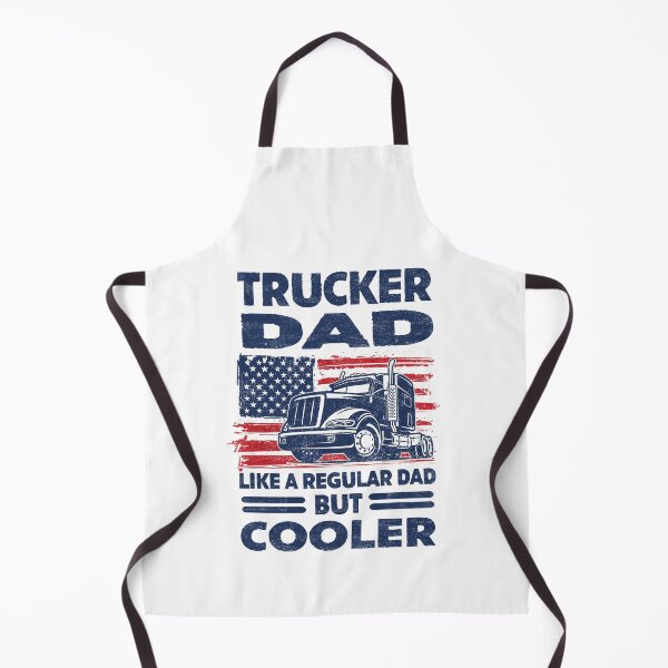 Item preview, Trucker dad like a regular dad but cooler american flag truck driver  designed and sold by Majesticoo.