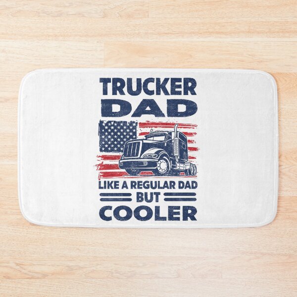 Item preview, Trucker dad like a regular dad but cooler american flag truck driver  designed and sold by Majesticoo.