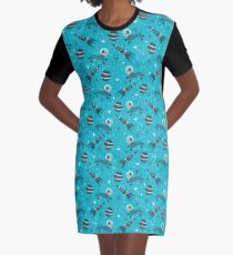 Dogs of the Future Graphic T-Shirt Dress